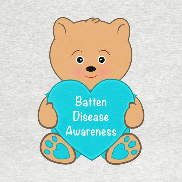 Batten Disease Awareness Teddy Bear by PenguinCornerStore